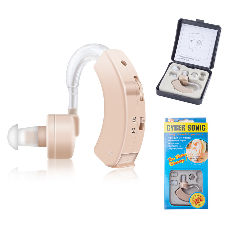 Mini Hearing Aid Ear Sound Amplifier Adjustable Tone Hearing Aids for the Deaf Elderly