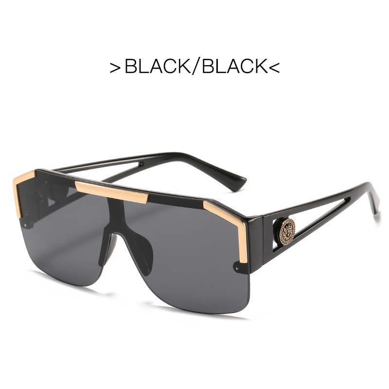 New Luxury Oversized Sunglasses Brand Designer Sun Glasses Fashion Gradient Square Shades