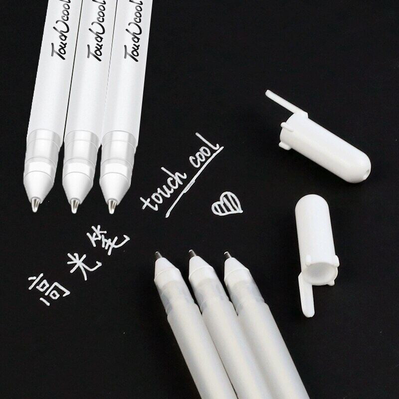 3/5pcs/10pcs Set Highlight Marker Pen White Ink Gel Pen For Drawing