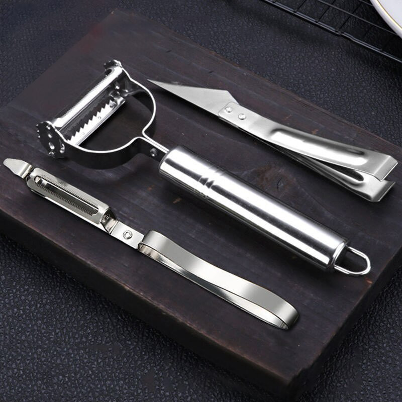 High Quality Stainless Steel Potato Cucumber Carrot Grater Julienne Peeler Vegetables Fruit Slicer