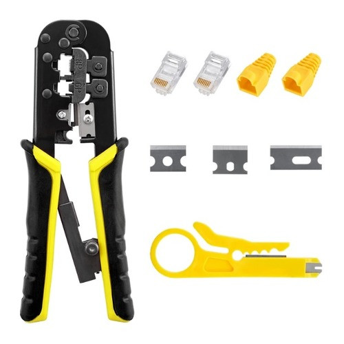 Ethernet LAN Network Cable Crimping Tool Wire Stripper Pliers