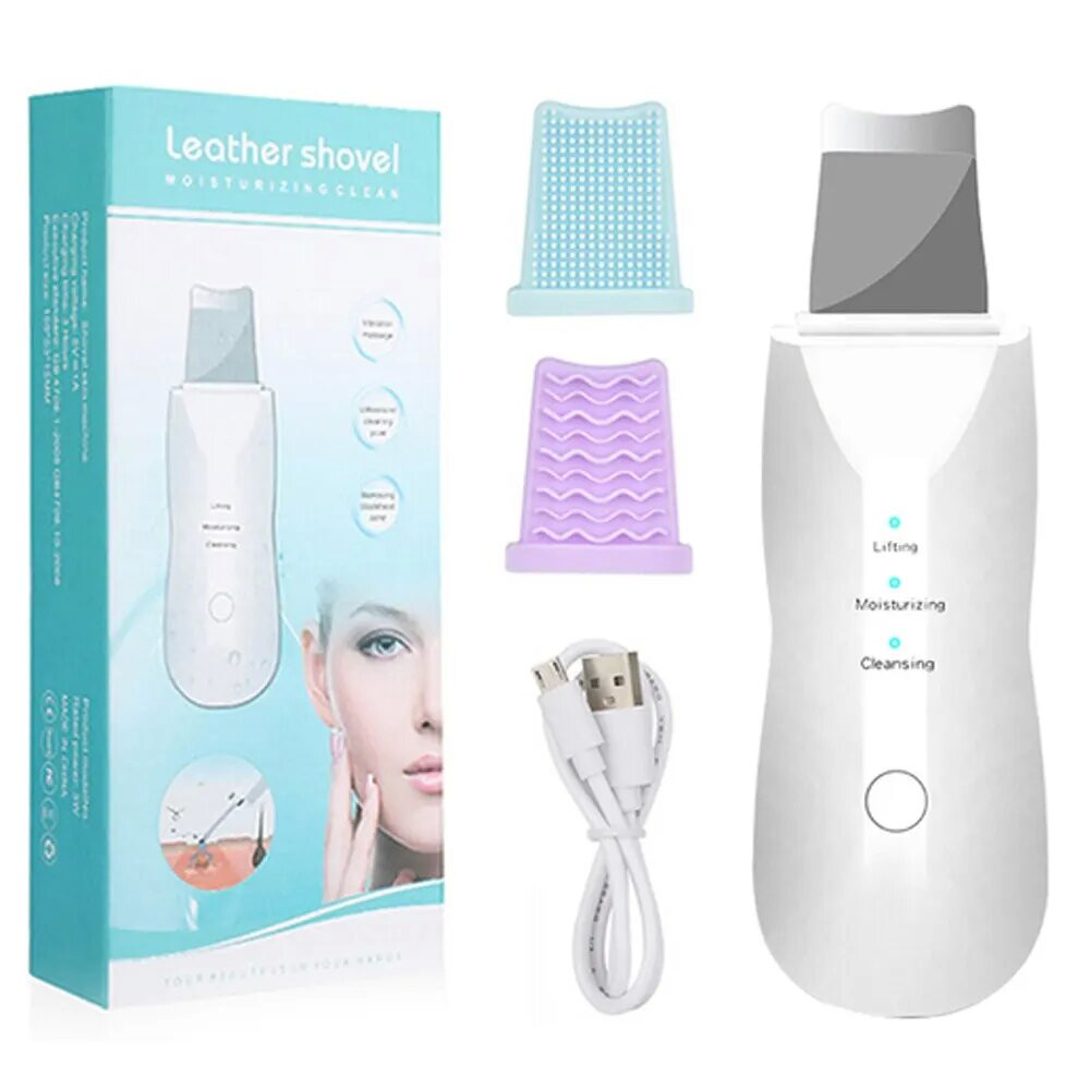 Ultrasonic Skin Scraper Pore Cleaning Machine Suitable for Female and Male Beauty Instruments