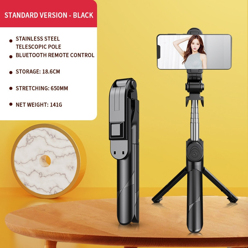 Bluetooth Selfie Stick Horizontal and Vertical Shooting Mobile Phone Live Broadcast