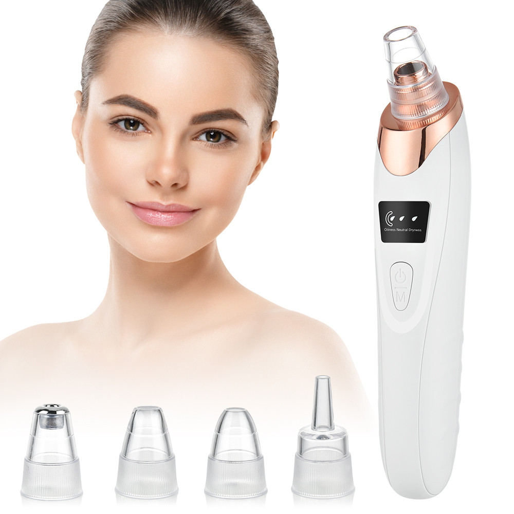 Acne Pimple Blackhead Remover Vacuum Suction USB Rechargeable Facial Pore Cleaner