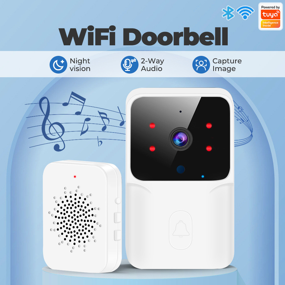 WiFi Video Wireless Doorbell HD Camera Motion Detection Alarm Security Door Bell