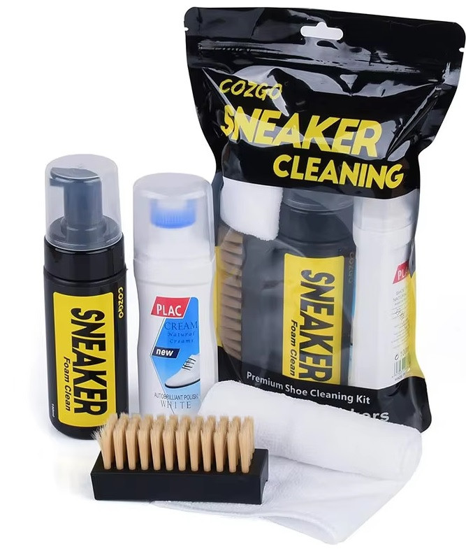 Shoe Cleaning Kit Soft Bristle Brush and Microfiber