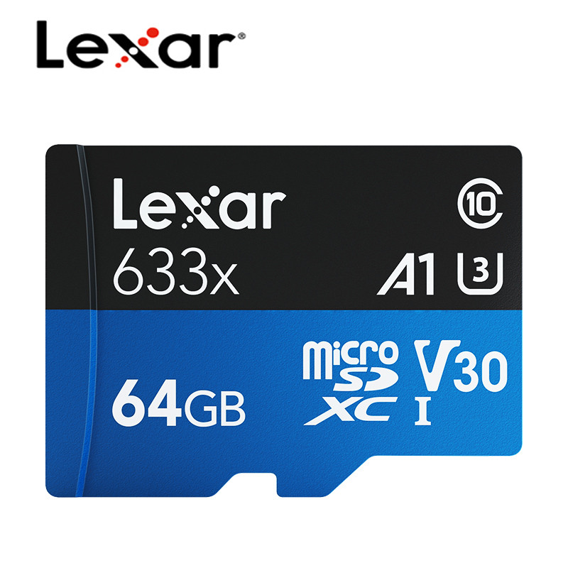 Lexar Micro SD 128GB 32GB 64GB 256GB 512GB Micro Memory SD Card for Phone TF633X