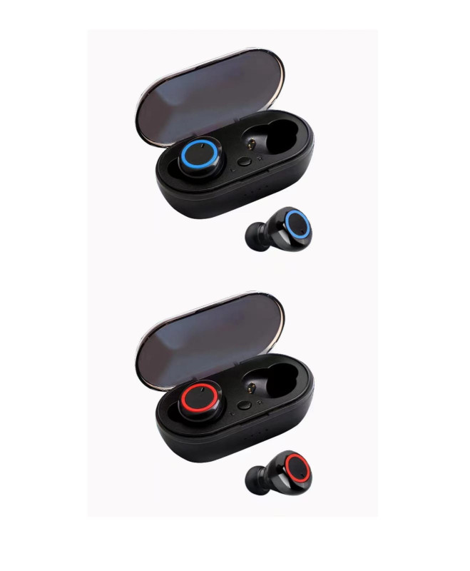 Y50 Wireless Bluetooth Headphones Hifi Stereo Noise In Ear Touch Headsets Music Sport Earbuds